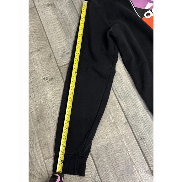 Adidas Men’s Large Black Graphic Crewneck Sweatshirt Logo Athletic Pullover - Picture 6 of 8